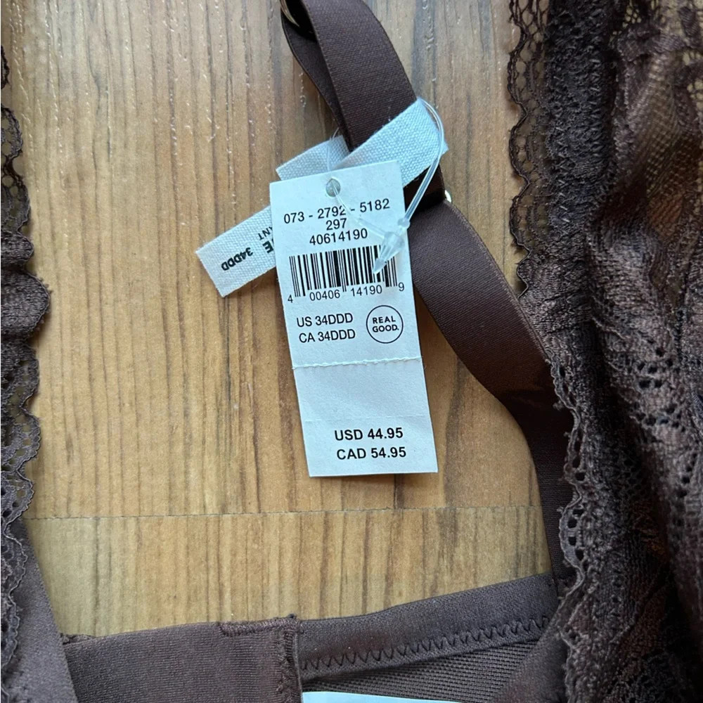 Aerie Chocolate Lace Bra - Picture 6 of 8